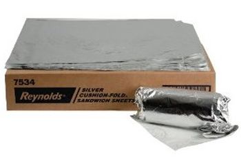 Daily Chef Food Service Aluminum Foil Sheets 500 Sheets
