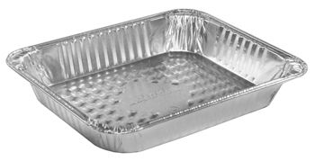 Full Size Medium Aluminum Pan with Aluminum Lid - Disposable Trays for  Steam Tab