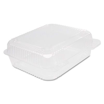 Dart Plastic Container, 3 Compartments, Hinged - 250/Case
