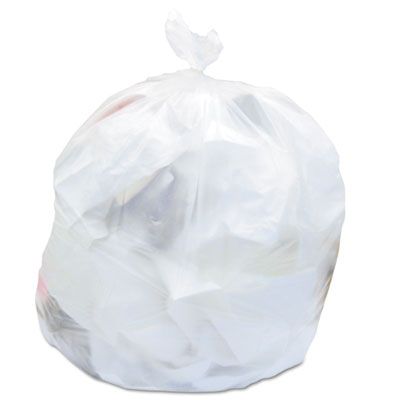 Heritage Z4824RNR01 8-10 Gallon Trash Can Liners / Garbage Bags, 6 Mic, 22  x 24, Natural - 1000 / Case