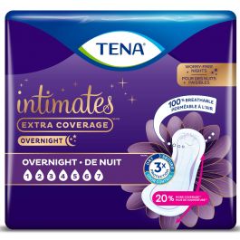 Essity 54282 TENA Intimates Overnight Incontinence Pads - 84 / Case