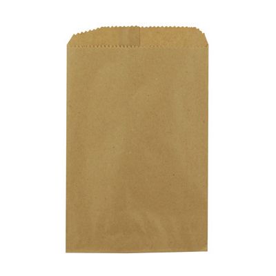 Duro 14926 Notion Paper Merchandise Bags, 30#, 6.25" x 9.25", Kraft - 3000 / Case