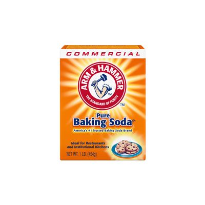 Arm & Hammer 3320084104 Commercial Pure Baking Soda, 1 lb Box - 24 / Case