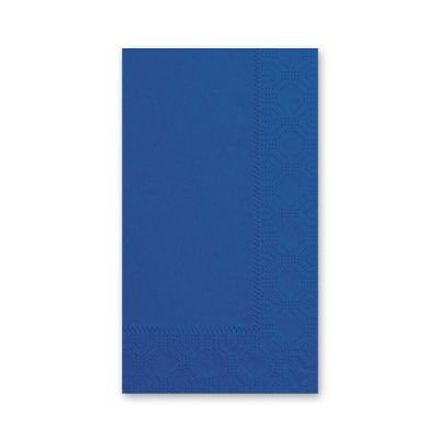 Hoffmaster 180522 Decorator Paper Dinner Napkins, 1/8 Fold, 2 Ply, Navy - 1000 / Case