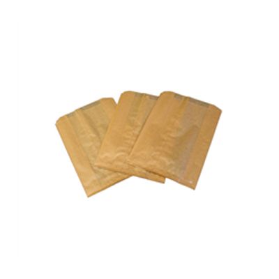 Hospeco 260 Feminine Hygiene Receptacle Liner Bags, Waxed Paper, Brown - 500 / Case