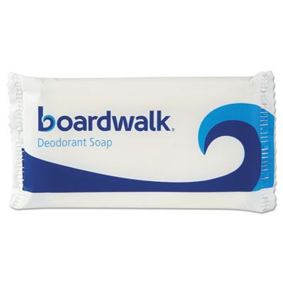 Boardwalk NO15SOAP Hotel Face and Body Soap, Flow Wrapped, Floral Scent, # 1 1/2 Bar - 500 / Case