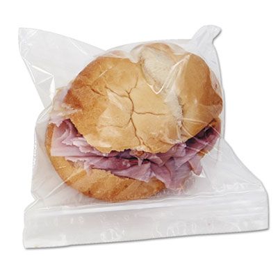 Boardwalk SANDWICHBAG Zipper Sandwich Bags, Clear - 500 / Case