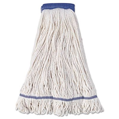 Boardwalk 504WH Super Loop Wet Mop Heads, Cotton / Synthetic, X-Large, White - 12 / Case