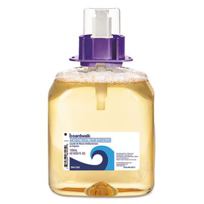 Boardwalk 8300 Antibacterial Foaming Hand Soap, Fruity Scent, 1250 mL Refill - 4 / Case