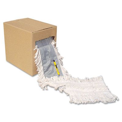 Boardwalk FF40 Flash Forty Disposable Dust Mop Head Roll, Cotton, 5" x 40', Natural - 1 / Case