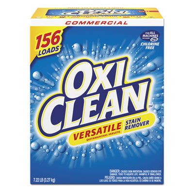 OxiClean 5703700069 Commercial Versatile Laundry Stain Remover, Regular Scent, 7.22 Lb Box - 4 / Case