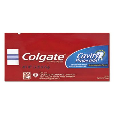 Colgate 50130 Cavity Protection Toothpaste, 0.15 oz Tube - 1000 / Case
