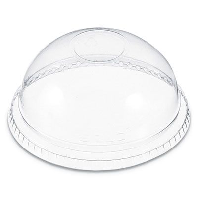 Dart DNR662 Plastic Dome Lid, No Hole, For 9-22 oz Cups, PET, Clear - 1000 / Case