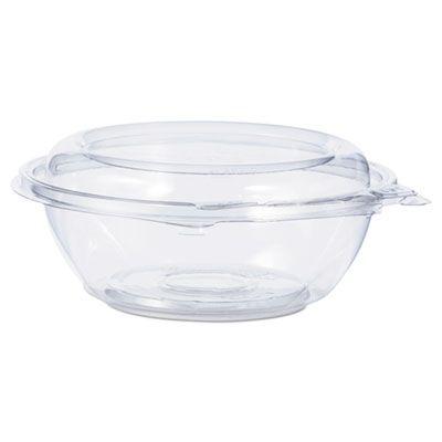 Dart Solo CTR8BD 8 oz SafeSeal Plastic Tamper-Resistant Bowl Containers, 5-1/2" x 2-1/10", Clear - 240 / Case