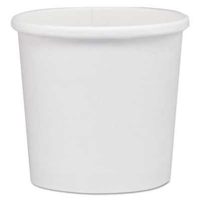 Solo HS4125-2050 12 oz Flexstyle Paper Carryout Containers, White - 500 / Case