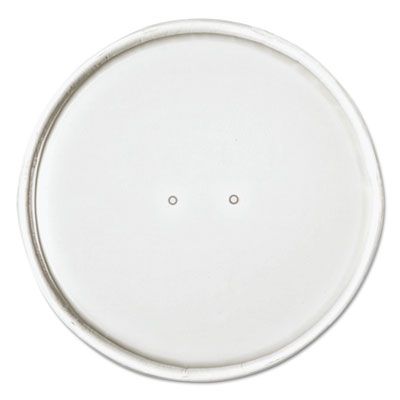 Solo CH32A-4000 Vented Paper Lids for 32 oz Flexstyle Paper Food Containers, White - 500 / Case