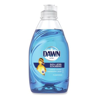 P&G 08285 Dawn Liquid Dish Detergent, Original Blue, 7.5 oz Bottle - 12 / Case