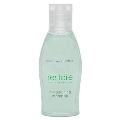 Transmacro Amenities 06026 Dial Restore Conditioning Shampoo, Aloe, Clean Scent, 1 oz Bottle - 288 / Case