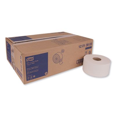 Essity 12013903 Tork Advanced Jumbo Roll Toilet Paper, 1 Ply, 7.4" x 1200' - 12 / Case