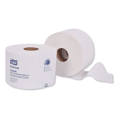 Essity 162090 Tork Advanced Toilet Paper, 2 Ply, 865 Sheets / OptiCore Roll - 36 / Case