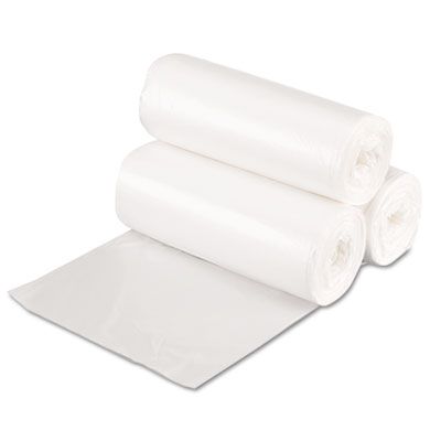 GEN 243108 16 Gallon Garbage Bags / Trash Can Liners, 7 Mic, 24" x 31", Natural - 1000 / Case