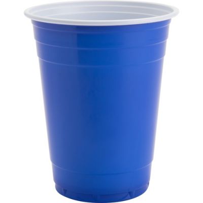 Genuine Joe 11250 16 oz Plastic Party Cups, Blue - 1000 / Case