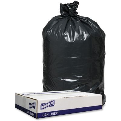 Boardwalk Low Density Repro Can Liners, 60 gal, 1.4 mil, 38 x 58, Clear, 100/Carton