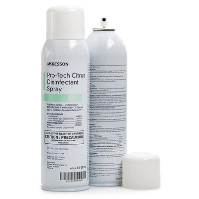 McKesson Pro-Tech Citrus Disinfectant Spray, 16 oz - 12 / Case