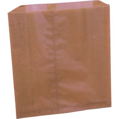 Impact 25121298 Feminine Hygiene Receptacle Liner Bags, 9.25" x 0.3" x 10.45", Brown - 250 / Case