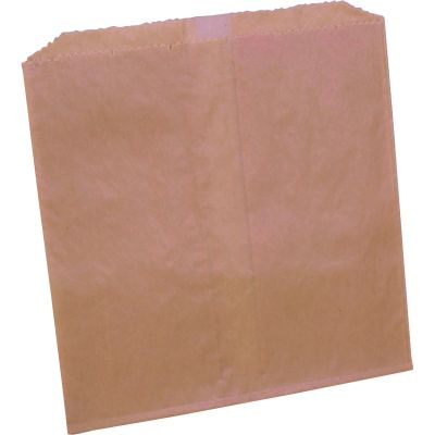 Impact 25122488 Feminine Hygiene Liner Bags for Floor Receptacle, Waxed Paper, 8.1" x 0.6" x 9.05",  Brown - 500 / Case
