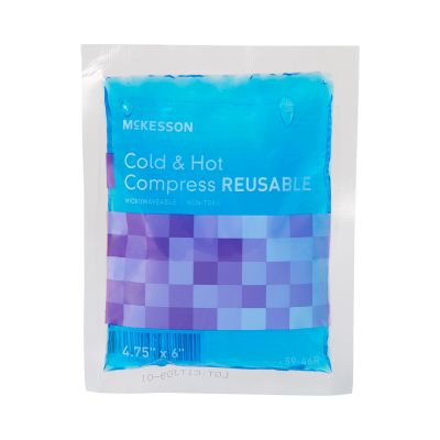 McKesson 59-46R Hot / Cold Compress Pack, Gel, Small 4-3/4" x 6", Reusable - 24 / Case