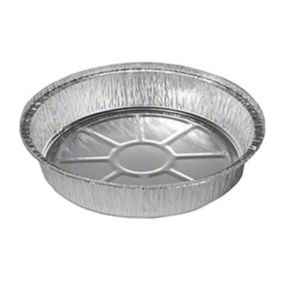JIF-FOIL 8075 7" Round Aluminum Foil Pans, 24 oz - 500 / Case