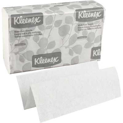 Kimberly-Clark 02046 Kleenex Multi-Fold Paper Hand Towels, White - 1200 / Case