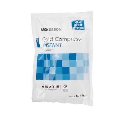 McKesson Instant Cold Compress Pack, 6" x 9", Disposable - 24 / Case