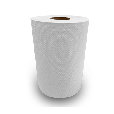 Nittany Paper NP-12350EW Hardwound Roll Paper Towels, Recycled, 7.875" x 350', White - 12 / Case
