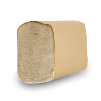 Nittany Paper Mills NP-MFN4000 Multifold Paper Hand Towels, 9.25" x 9.5", Natural Brown - 4000 / Case