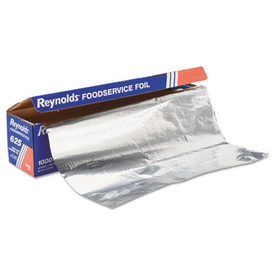 Pactiv 625 Reynolds Aluminum Foil Roll, Heavy Duty, Cutter Box, 18" x 1000' - 1 / Case