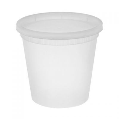 Pactiv YL2524 24 oz Deli Container & Lid Combo Packs, Polypropylene - 240 / Case