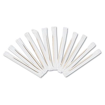 AmerCareRoyal RIW15 Toothpicks Wrapped in Cellophane - 15000 / Case