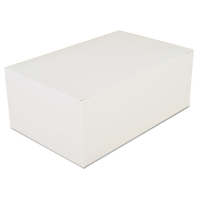 Southern Champion 2717 Paper Carryout Boxes, Tuck Top, 7" x 4.5" x 2.75", White - 500 / Case