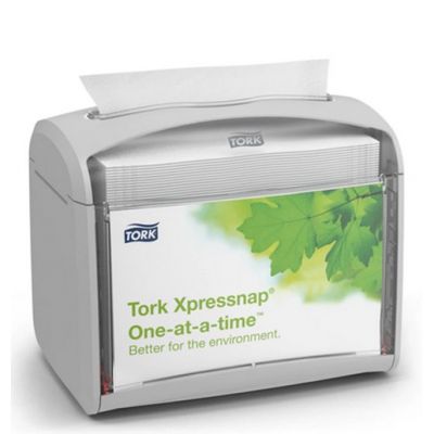 Tork Xpressnap Tabletop Napkin Dispenser, Plastic - 4 / Case