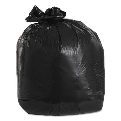 Trinity ML3036H 20 Gallon Garbage Bags / Trash Can Liners, 1.5 Mil, 30" x 36", Black - 100 / Case