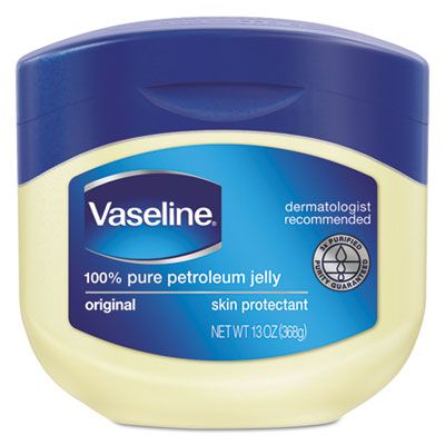 Unilever 34500 Vaseline Jelly, Original, 13 oz Jar - 24 / Case