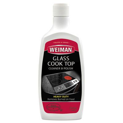 Weiman 137 Glass Cook Top Cleaner & Polish, 20 oz Squeeze Bottle - 6 / Case
