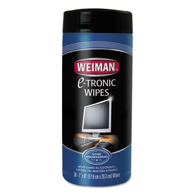 Weiman 93A E-tronic Cleaning Wipes for Electronics - 120 / Case