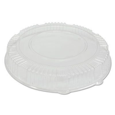 WNA A16PETDM Dome Lids for CaterLine 16" Plastic Catering Trays, PET, Clear - 25 / Case